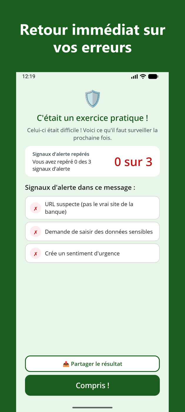 Aperçu des signaux manqués